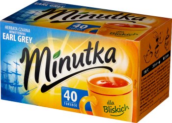 Черный чай Minutka Earl Grey со вкусом