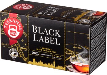 Teekanne Black Label Té negro fuerte