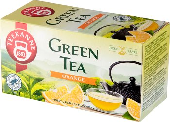 Teekanne Green Tea со вкусом апельсина Зеленый чай со вкусом апельсина