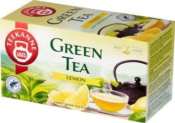Teekanne Green Tea Lemon Aromatyzowana herbata zielona o smaku cytrynowym