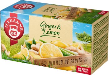 Чай Teekanne Ginger & Lemon со вкусом имбиря и лимона