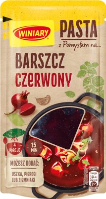 Winiary Pasta z pomysłem na barszcz czerwony