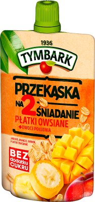 Tymbark Przekąska na 2 śniadanie płatki owsiane, owoce południa