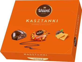 Wawel  Kasztanki czekoladki  kakaowe z wafelkami
