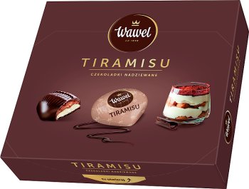 Wawel Tiramisu stuffed chocolates