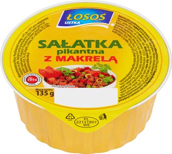 Lachsmund Würziger Salat mit Makrele