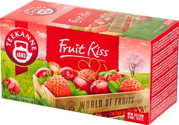 Teekanne Fruit Kiss  Aromatyzowana herbatka o smaku wiśni i truskawki