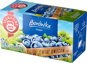 Teekanne Blueberry  Aromatyzowana herbatka o smaku borówkowym