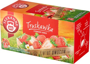 Teekanne Strawberry Sunrise  Aromatyzowana herbatka o smaku truskawkowym