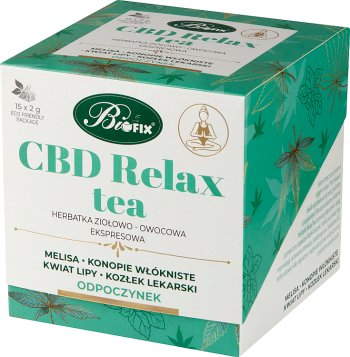 Bifix CBD Relax Tea herbal and fruit tea