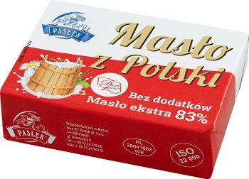 Mantequilla polaca Pasłęk 83% de grasa