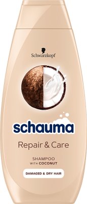 Регенерирующий шампунь Schauma Repair & Care для поврежденных и сухих волос