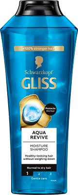 Gliss Agua Revive Champú hidratante para cabello normal y seco