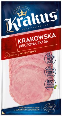 Krakus Krakowska trocken mit Schweineschinken