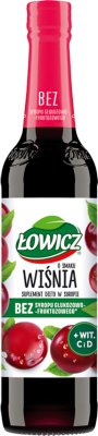 Łowicz Dietary supplement in cherry-flavored syrup