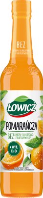 Łowicz Nahrungsergänzungsmittel in Sirup mit Orangengeschmack