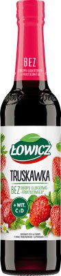 Łowicz Dietary supplement in strawberry-flavored syrup