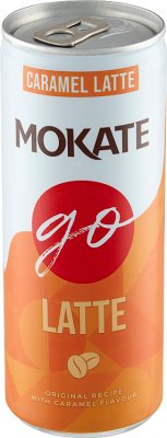 Mokate GO Latte Bebida de leche sabor caramelo con café