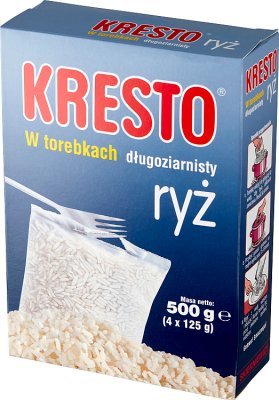 Kresto Long grain rice in bags