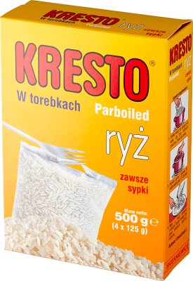 Kresto Parboiled Rice in bags