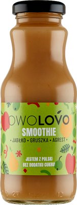 Batido OWOLOVO, manzana, pera, grosella