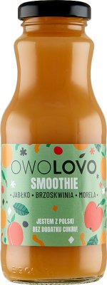 OWOLOVO Smoothie jabłko brzoskwinia morela