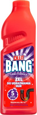 Cilit Bang Gel for unblocking pipes