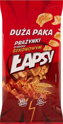 Łapsy Prażynki o smaku bekonowym