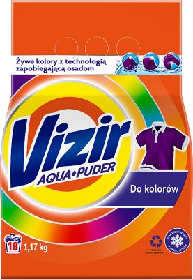 Vizir Color Detergente en polvo Aqua Powder, 18 lavados