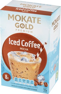 Mokate Iced Coffee Bebida de café en polvo con sabor a chocolate