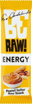 Be Raw! Energy Peanut Butter  Baton daktylowy z orzeszkami arachidowymi