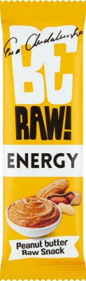 Be Raw! Energy Peanut Butter Baton daktylowy z orzeszkami arachidowymi