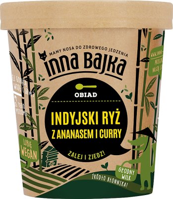 Inna Bajka Indyjski ryż z ananasem  i curry