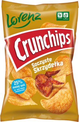 Crunchips Jugosas patatas fritas con alitas