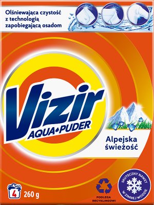 Vizir Frescura alpina Detergente en polvo