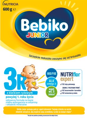 Bebiko Junior 3R Odżywcza formuła na bazie mleka dla dzieci