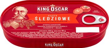 Filetes de arenque King Oscar en salsa de tomate