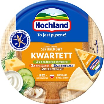 Cuarteto de queso crema Hochland