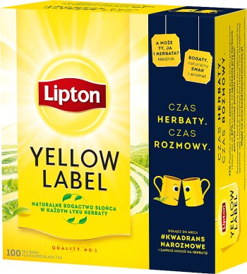 Lipton Yellow Label schwarzer Tee