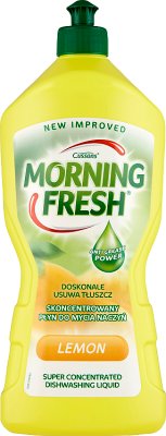 Morning Fresh Lemon Dishwashing liquid with the scent of lemons