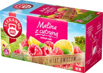 Teekanne Malina z cytryną aromatyzowana herbatka owocowa o smaku maliny i cytryny