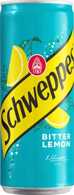 Schweppes Bitter Lemon Napój gazowany o smaku cytrynowym