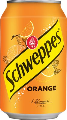 Schweppes Orange  Napój gazowany o smaku pomarańczowym