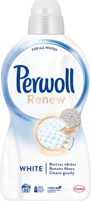 Perwoll Renew White Ein Flüssigwaschmittel zum Waschen weißer Textilien