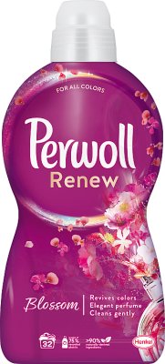 Perwoll Renew Blossom Ein Flüssigwaschmittel zum Waschen aller Arten von Textilien