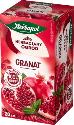 Herbapol Herbaciany Ogród infusión de hierbas y frutas con sabor a granada