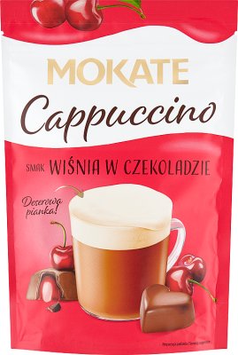 Mokate Cappuccino smak wiśni w czekoladzie