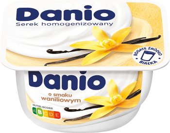 Danio Serek homogenizowany o smaku  waniliowym