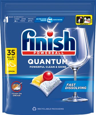 Finish Quantum Lemon Kapsułki  do mycia naczyń w zmywarce