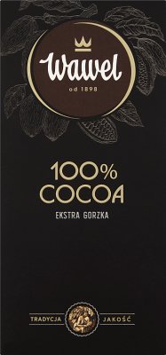 Wawel Una tableta extra amarga 100% cacao